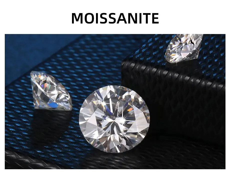 Anel Solitário de Noiva Luxo com Moissanite Genuíno 2 Quilates