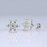 Brincos de Moissanite Star de 3mm e 0,7 Quilates (Ct)